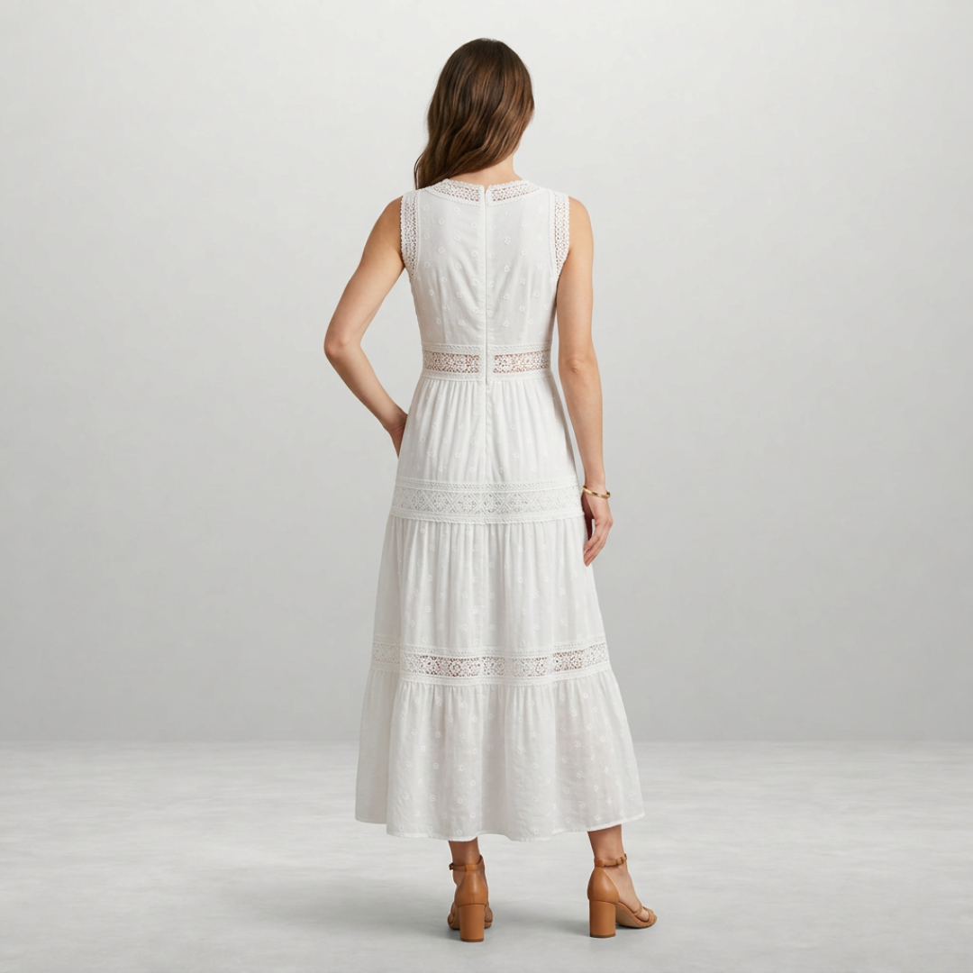 Sophie - Boho Lace Maxi Dress