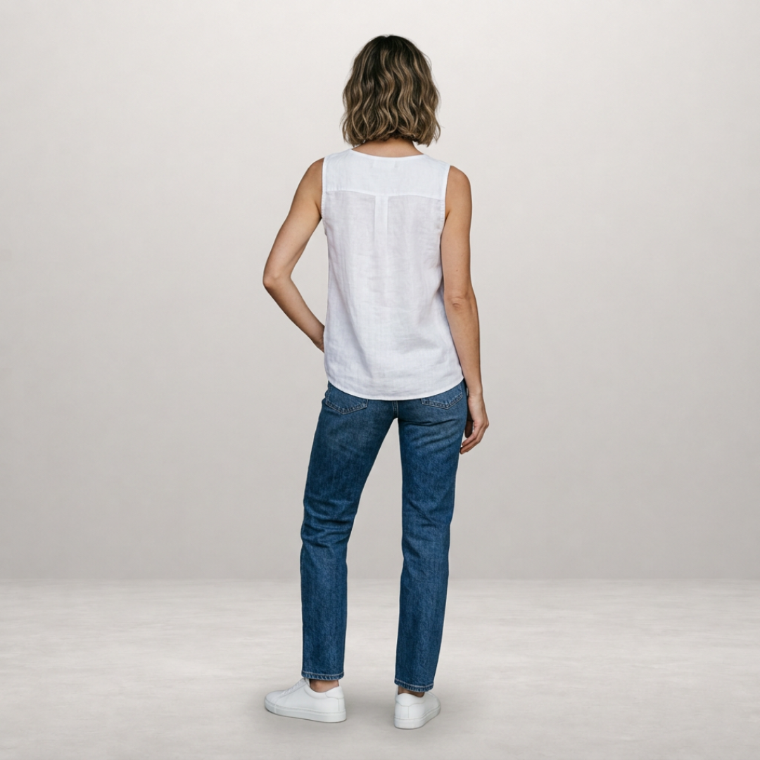 Elsie – Button Detail Tank Top