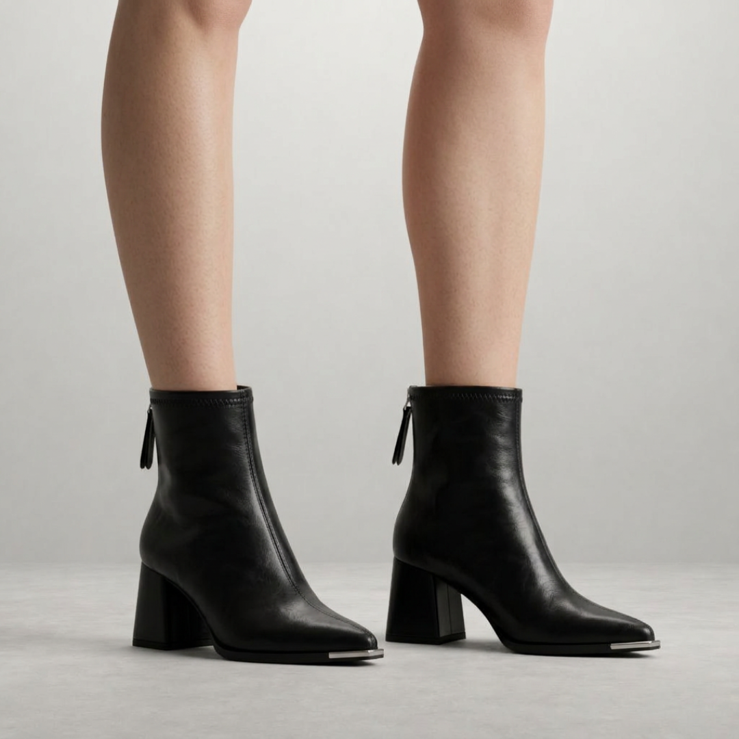 Amelia – Block Heel Ankle Boots