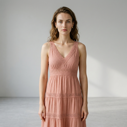 Sophie - Boho Lace Maxi Dress