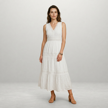 Sophie - Boho Lace Maxi Dress