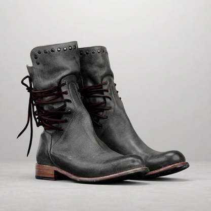 Eleanor – Vintage Lace-Up Boots