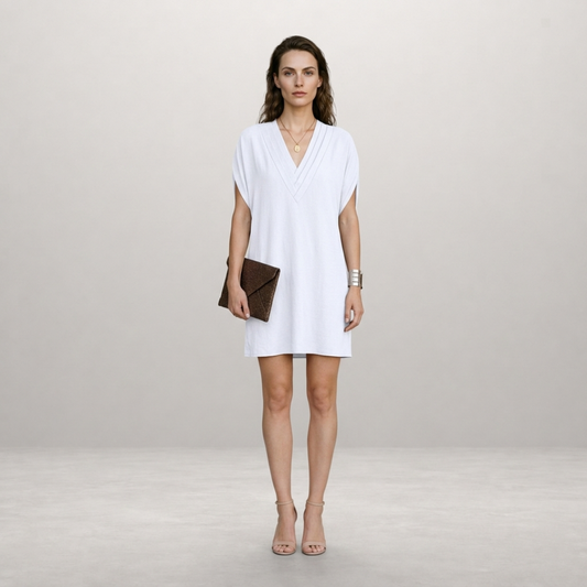 Poppy – V-Neck Relaxed Dress