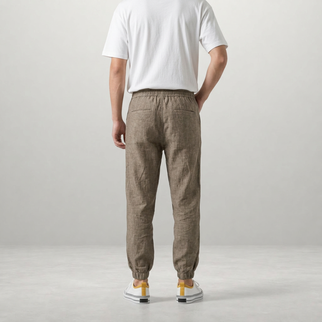 Theo – Linen Joggers