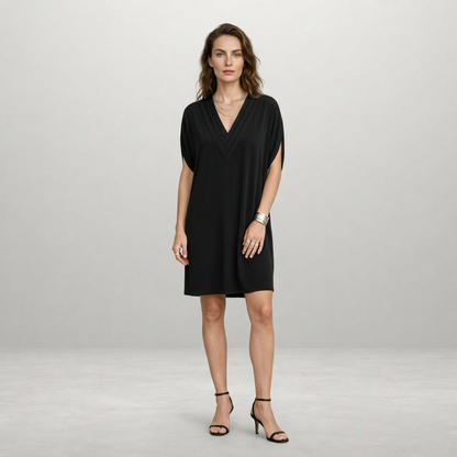 Poppy – V-Neck Relaxed Dress
