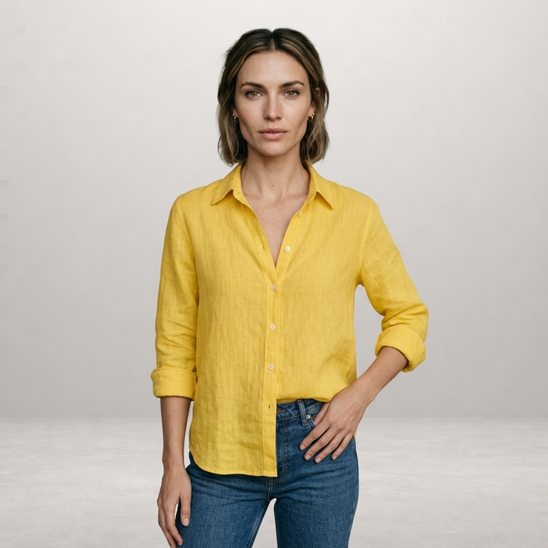 Imogen – Linen Button-Up Shirt