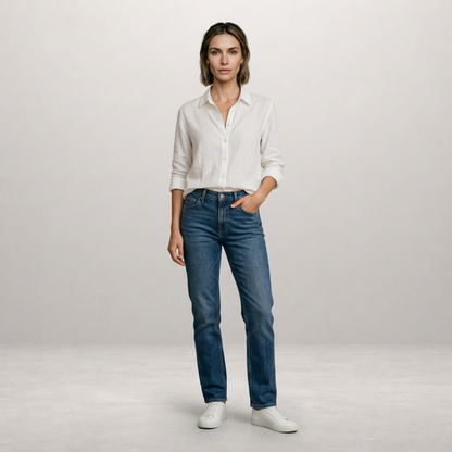 Imogen – Linen Button-Up Shirt