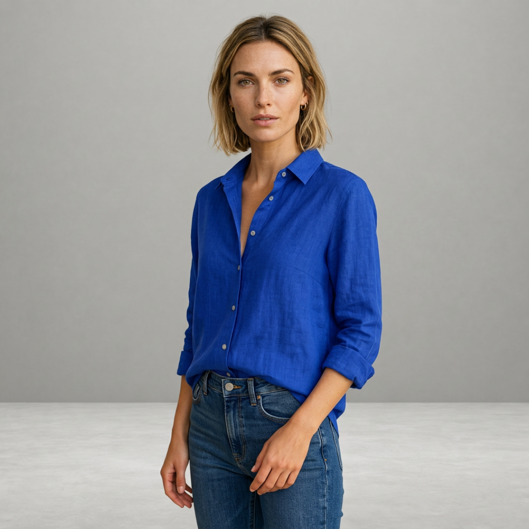 Imogen – Linen Button-Up Shirt