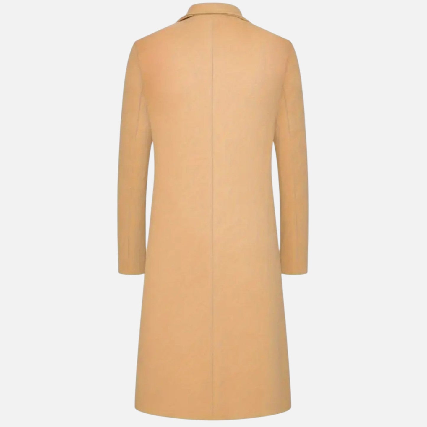 Men's Knee-Length Single-Breasted Coat