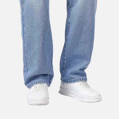 Men's Relaxed Straight Leg Denim Jeans