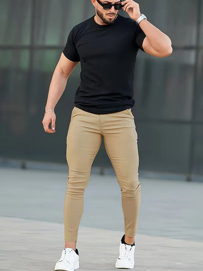 Men's Slim Fit Chino Trousers