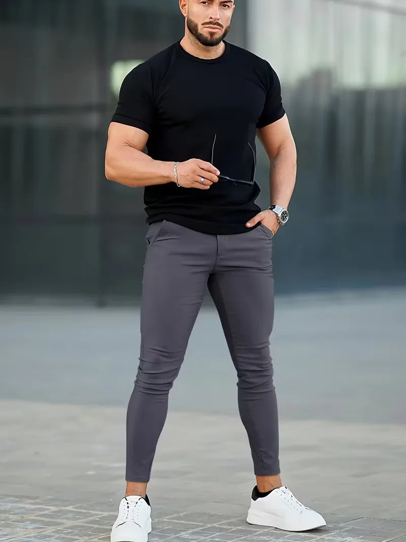 Men's Slim Fit Chino Trousers