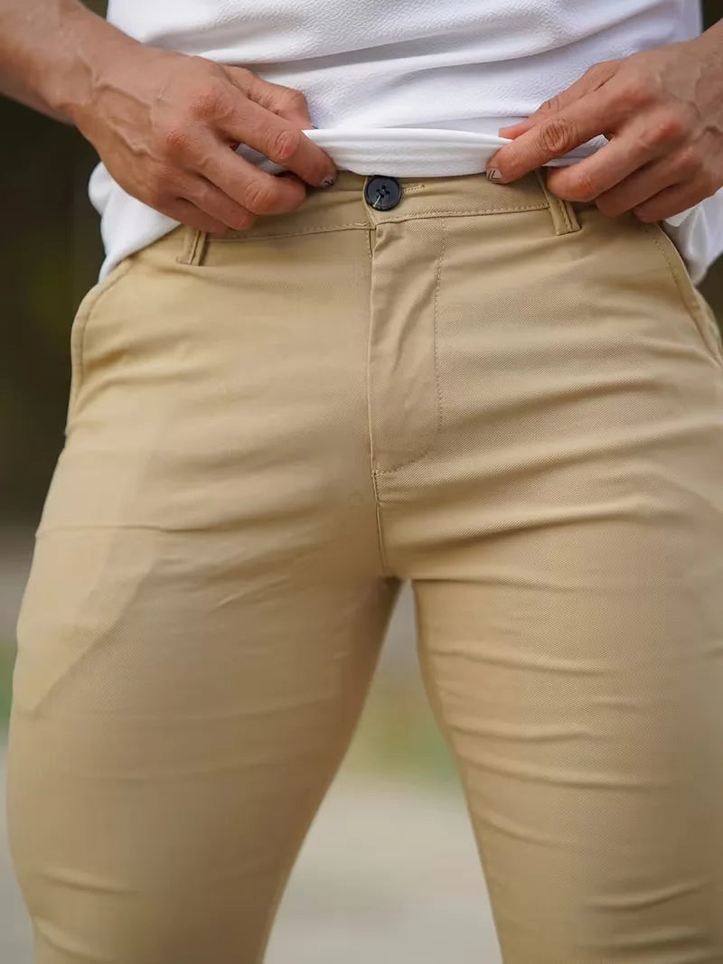 Men's Slim Fit Chino Trousers