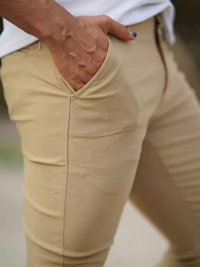 Men's Slim Fit Chino Trousers