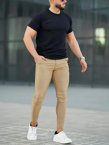 Men's Slim Fit Chino Trousers