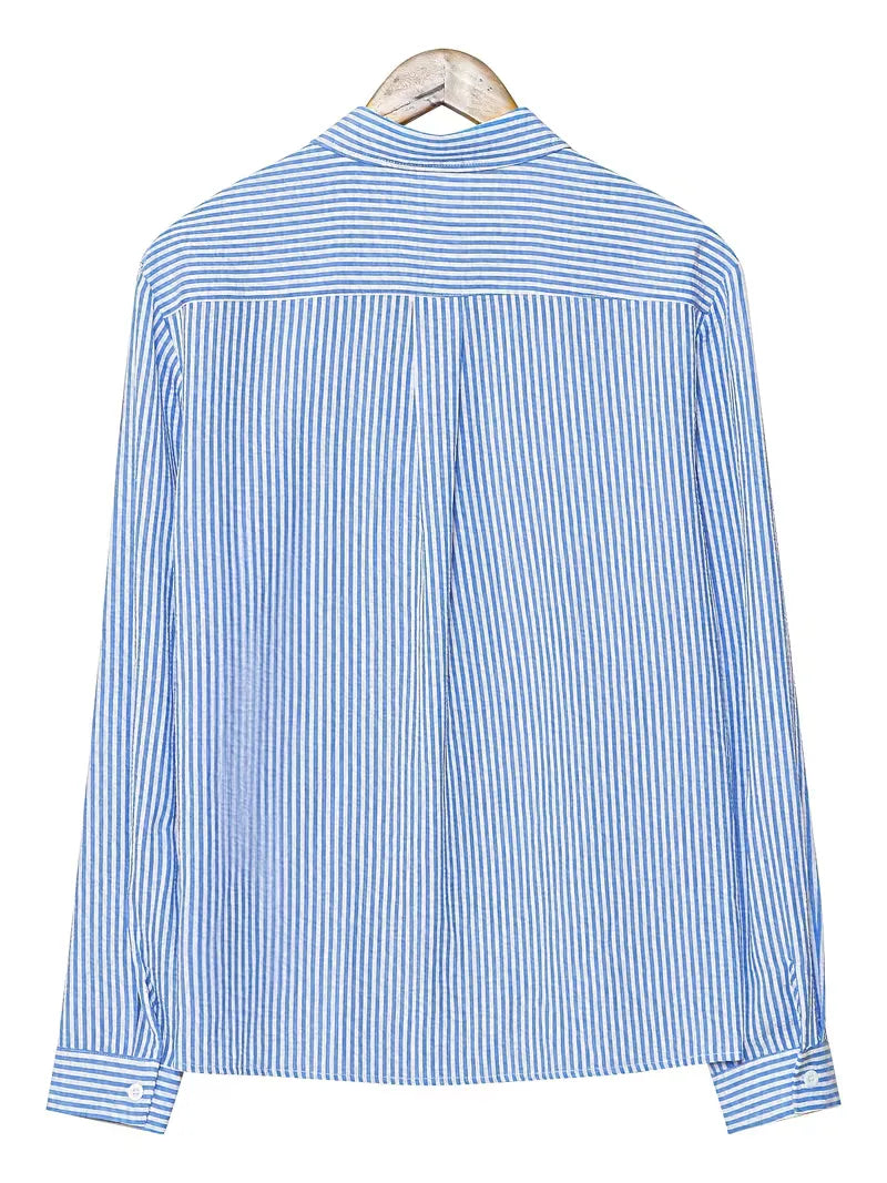 Men's Striped Long Sleeve Shirt