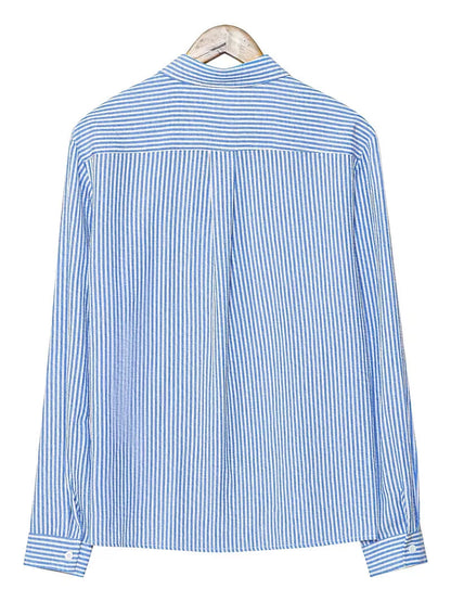 Men's Striped Long Sleeve Shirt