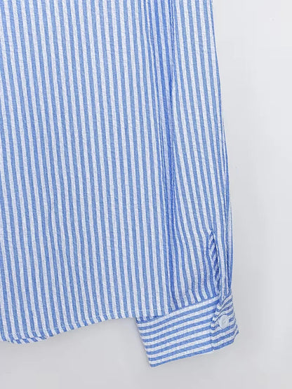 Men's Striped Long Sleeve Shirt