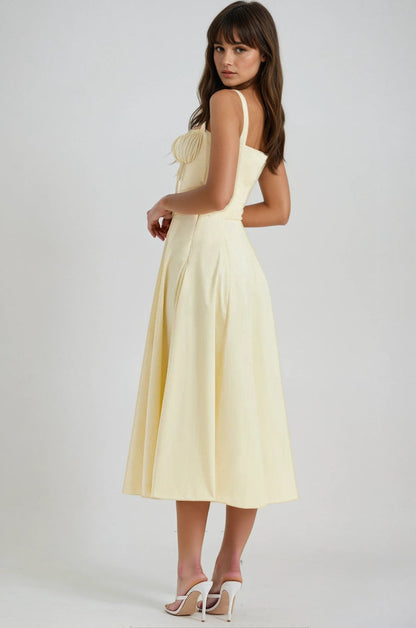 Women's Corset Midi Dress