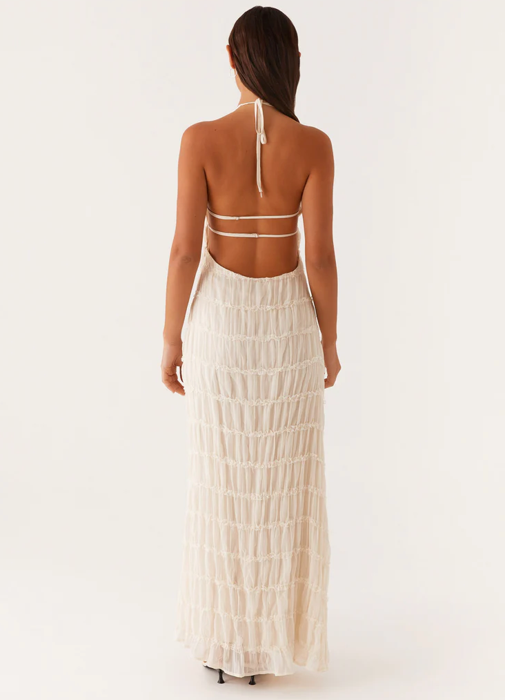 Women's Halter Maxi Dress