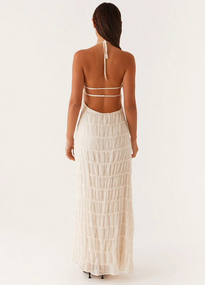 Women's Halter Maxi Dress