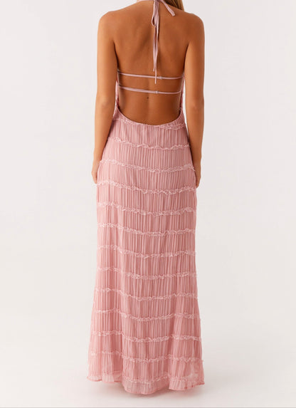Women's Halter Maxi Dress