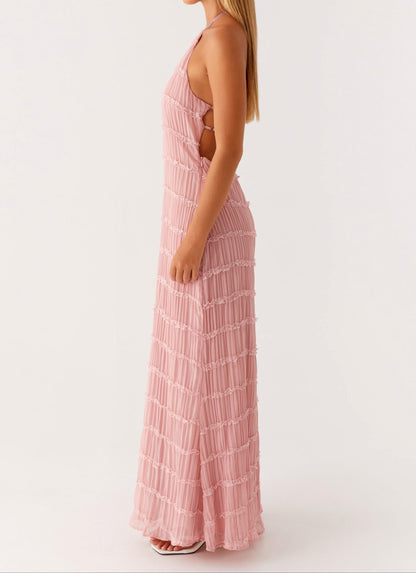 Women's Halter Maxi Dress