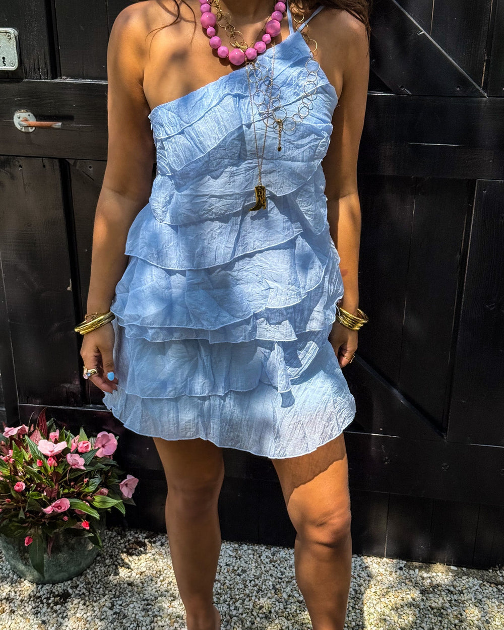 Women's Ruched Mini Dress