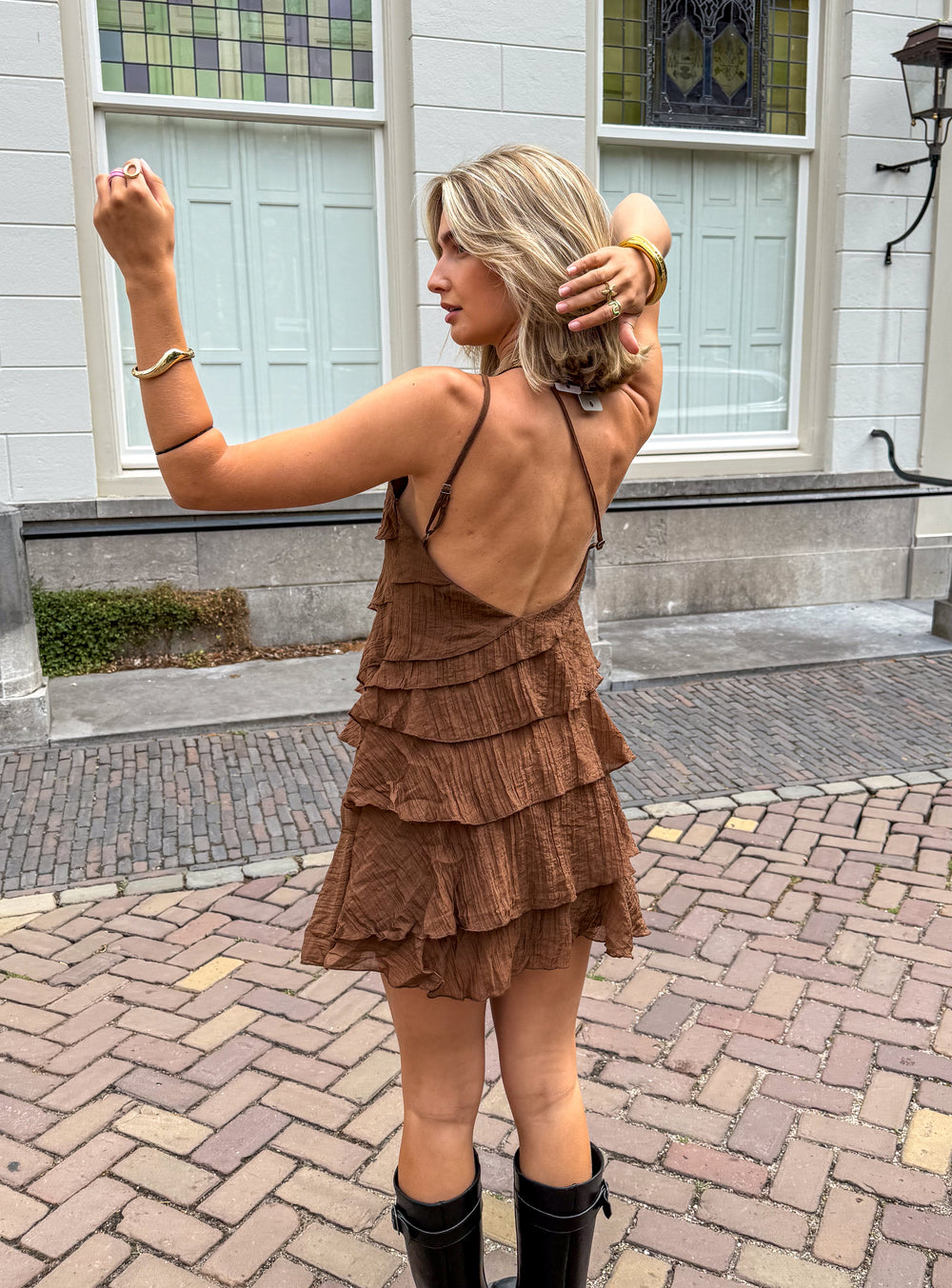 Women's Ruched Mini Dress